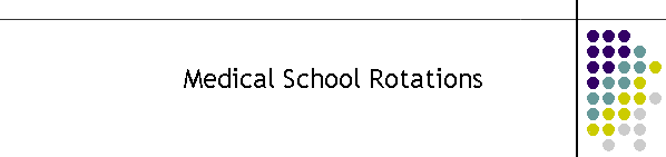 Medical School Rotations