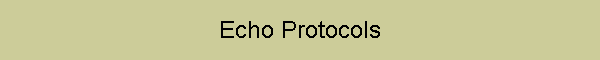 Echo Protocols
